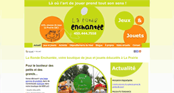 Desktop Screenshot of larondeenchantee.com
